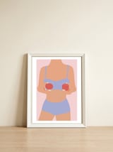 Peaches — framed, leaning against the wall thumbnail