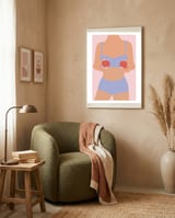 Peaches framed in a tender room thumbnail
