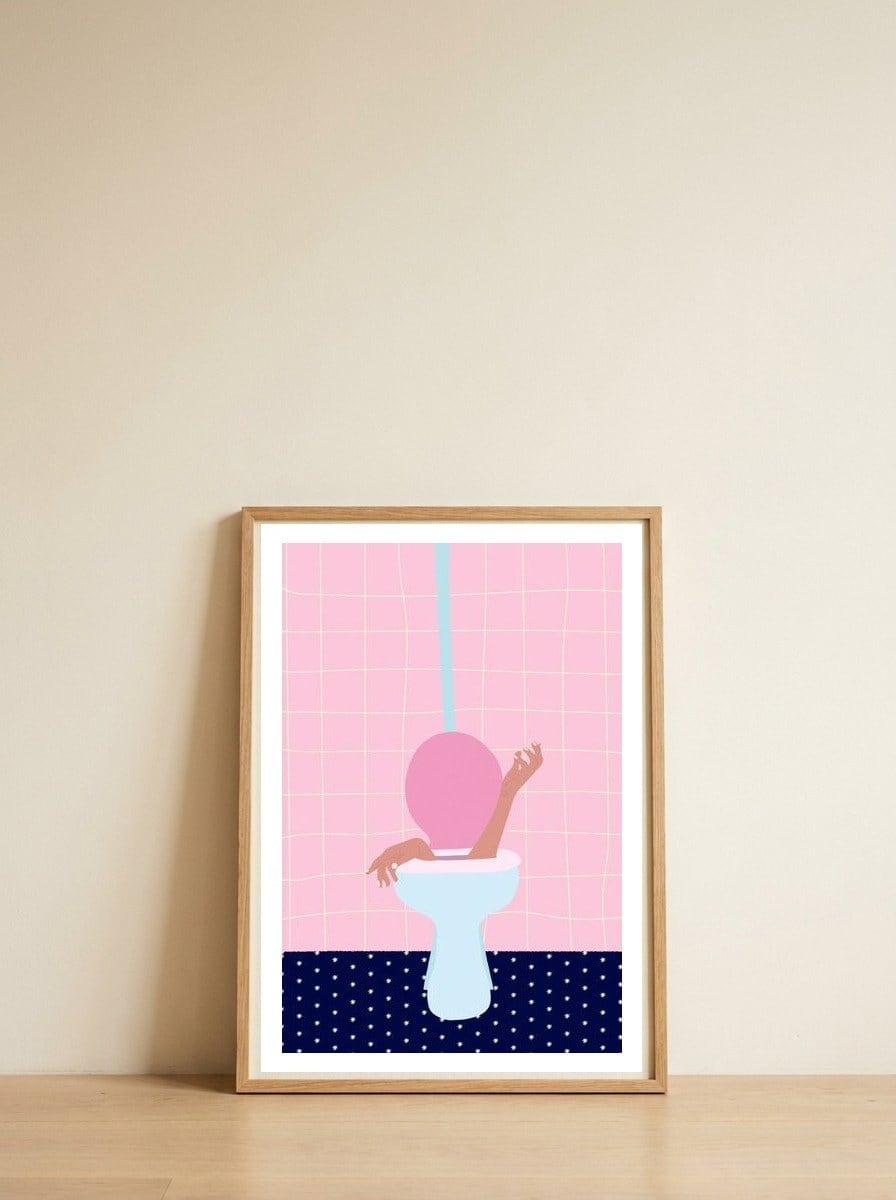 Reborn From Your Ashits — framed, leaning against the wall