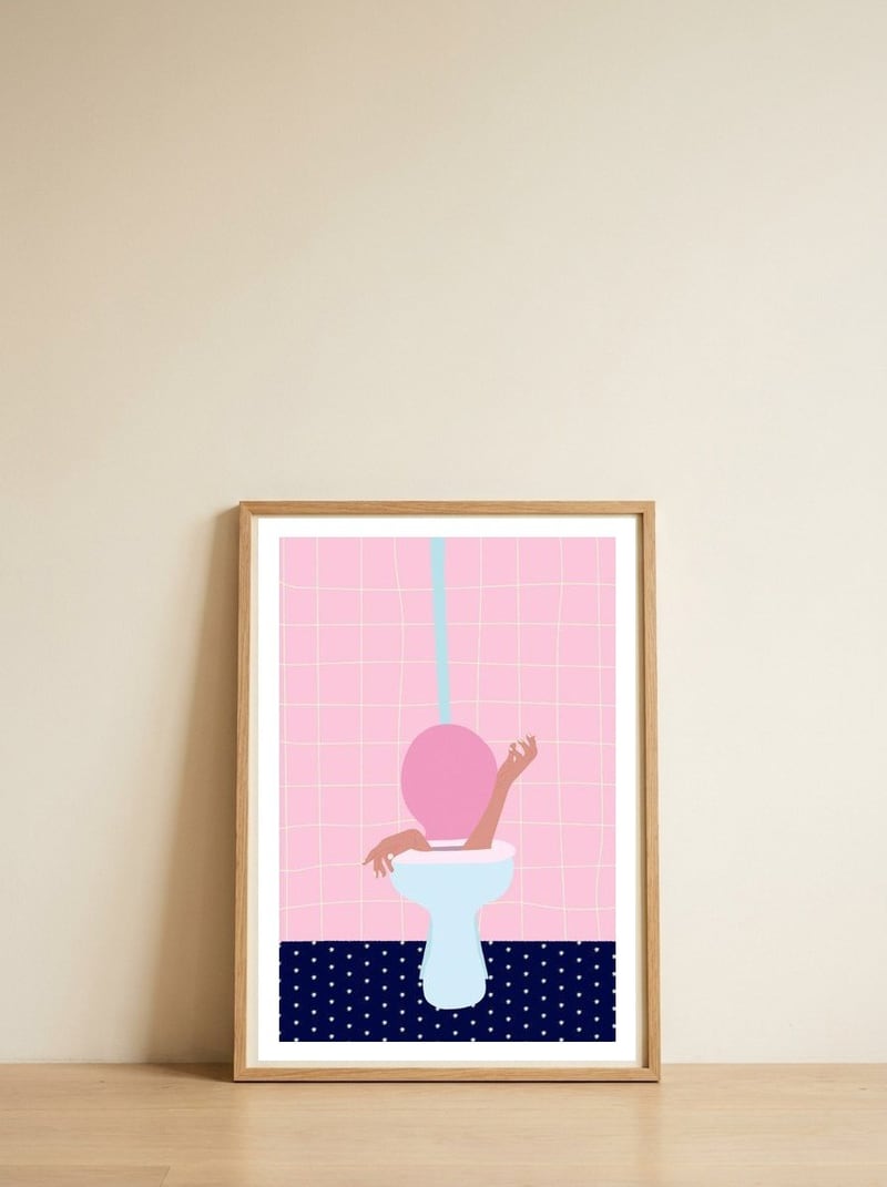 Reborn From Your Ashits — framed, leaning against the wall