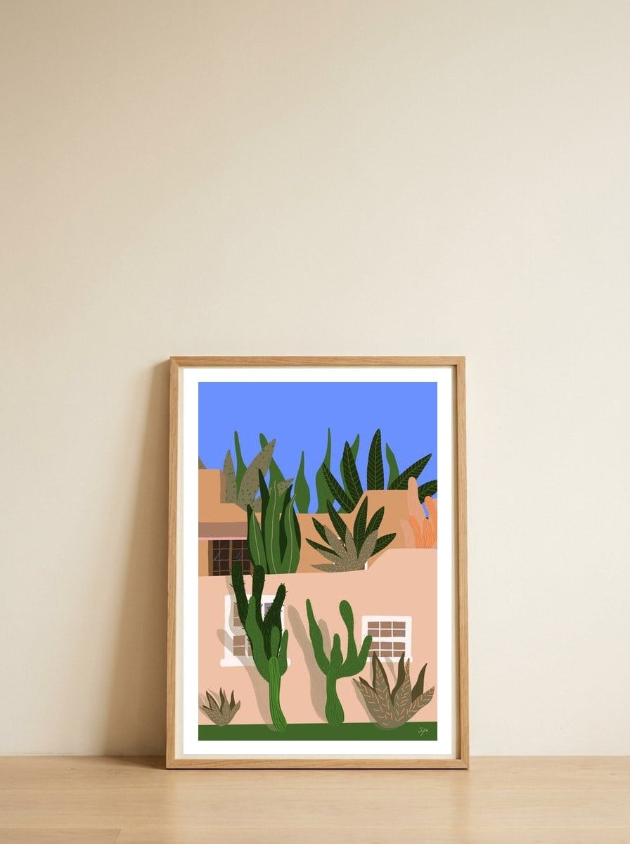 Plants Are My Home — framed, leaning against the wall