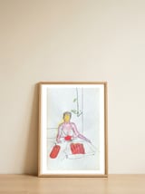 Let's Feast! — framed, leaning against the wall thumbnail