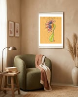 Fly Flower framed in a tender room thumbnail
