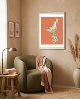 Pineapple Flower framed in a tender room thumbnail