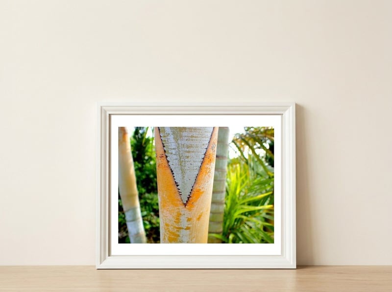 Palm V — framed, leaning against the wall