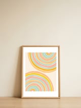 Rainbow Reflections — framed, leaning against the wall thumbnail