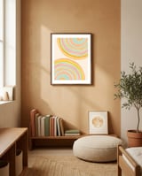 Rainbow Reflections framed in a gentle room thumbnail