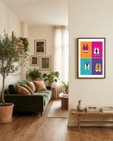 Bold Flats framed in a grounding room thumbnail