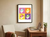 Hat Gals framed in a focused room thumbnail