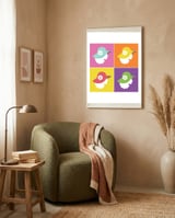Hat Gals framed in a tender room thumbnail