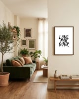 Love4ever framed in a grounding room thumbnail