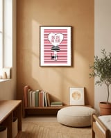 One Love framed in a gentle room thumbnail