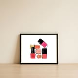 Pink Beauty — framed, leaning against the wall thumbnail