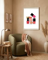 Pink Beauty framed in a tender room thumbnail