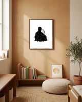 Solitaire framed in a gentle room thumbnail