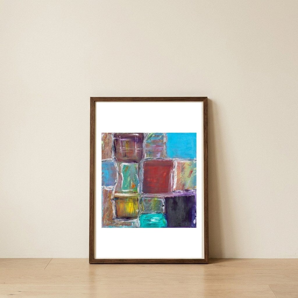 Organized Chaos — framed, leaning against the wall