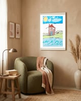 The Old Thatch By The Sea framed in a tender room thumbnail