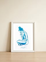 Anjali Mudra — framed, leaning against the wall thumbnail