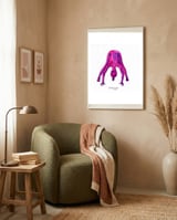 Prasarita Padottanasana framed in a tender room thumbnail
