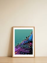 DJ music set #dj — framed, leaning against the wall thumbnail