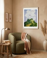 Above Eden framed in a tender room thumbnail