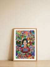 Alberto Y Graffitis — framed, leaning against the wall thumbnail