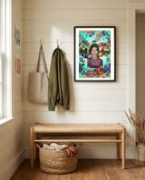 Alberto Y Graffitis 3 framed in a relaxed room thumbnail