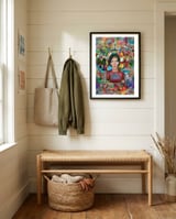 Alberto Y Graffitis 4 framed in a relaxed room thumbnail