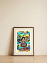Alberto Y Graffitis 5 — framed, leaning against the wall thumbnail