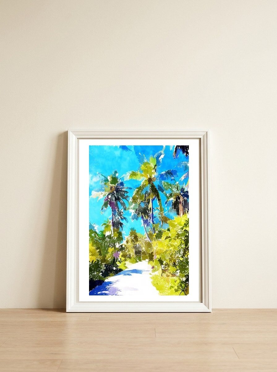 Find your way back — framed, leaning against the wall