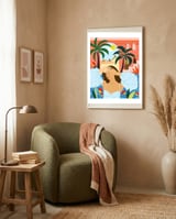 'Cause a little bit of summer is what the whole year is all about framed in a tender room thumbnail