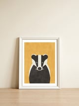 FAUNA / Badger — framed, leaning against the wall thumbnail