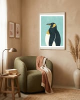 FAUNA / Penguin framed in a tender room thumbnail
