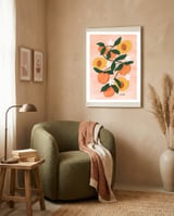 Summer Peaches framed in a tender room thumbnail