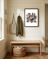 Inner landscape 1 (sepia) framed in a relaxed room thumbnail