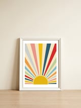 Sun Shines Inside You — framed, leaning against the wall thumbnail