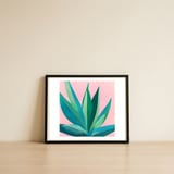 Southwest Agave — framed, leaning against the wall thumbnail