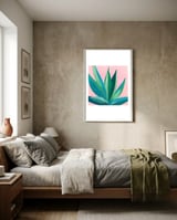 Southwest Agave framed in a grounding room thumbnail