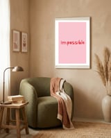 Impossible framed in a tender room thumbnail