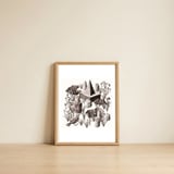 Inner landscape 3 (sepia) — framed, leaning against the wall thumbnail