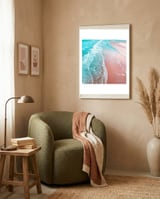Sea Blue And Rose Gold framed in a tender room thumbnail