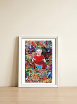 Graffitis 2021 Tapiz 55 — framed, leaning against the wall thumbnail