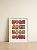 Pop Graffiti 4 — framed, leaning against the wall thumbnail