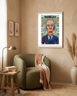 Borges framed in a tender room thumbnail