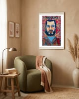 Cortazar framed in a tender room thumbnail