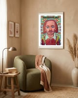 Shakespeare 2 framed in a tender room thumbnail