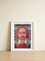 Shakespeare 2b — framed, leaning against the wall thumbnail