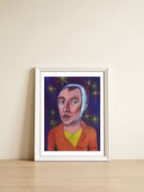 Van Gogh — framed, leaning against the wall thumbnail