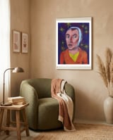 Van Gogh framed in a tender room thumbnail