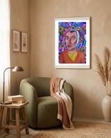 Van Gogh 2 framed in a tender room thumbnail